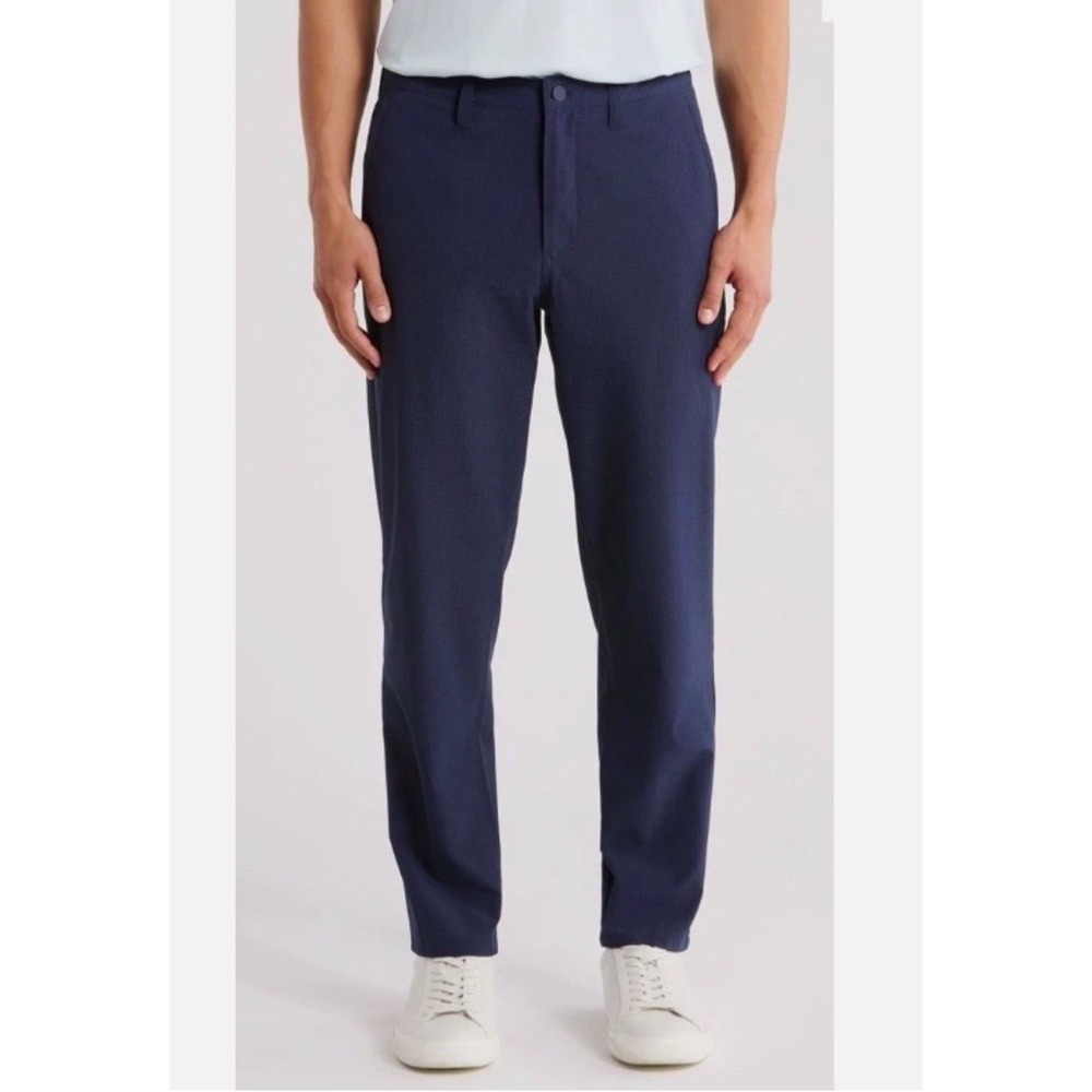 Zella Tech Commuter Pants Men's 30X29 Navy Eclipse Blue Performance Stretch NWT